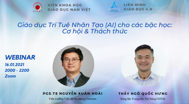 Thư mời tham dự hội thảo giáo dục trí tuệ nhân tạo cho các bậc học
